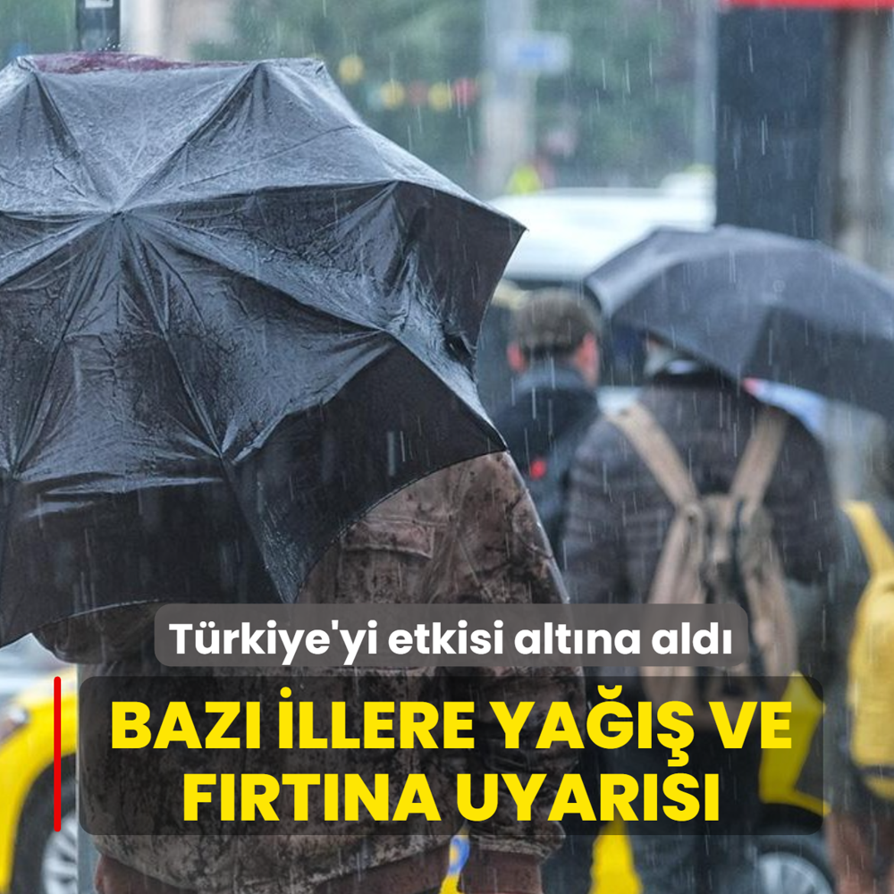 Trkiye'yi yal havalar etkisi altna ald! Baz illere meteorolojiden uyar