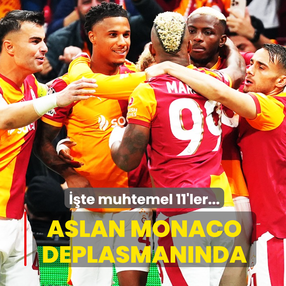 Galatasaray'n Devler Ligi'ndeki rakibi Monaco! te muhtemel 11'ler...