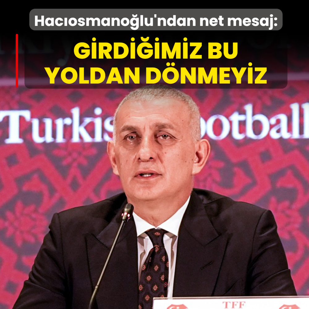 brahim Hacosmanolu'ndan net mesaj! Girdiimiz bu yoldan dnmeyiz