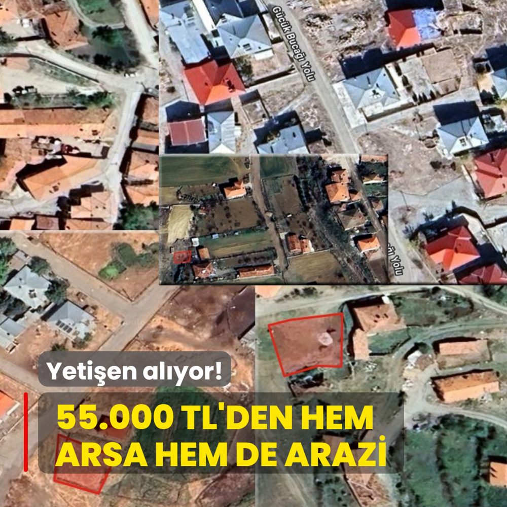 Milli Emlak aklad: Yetien alyor! 55.000 TL'den hem arsa hem de arazi imkan