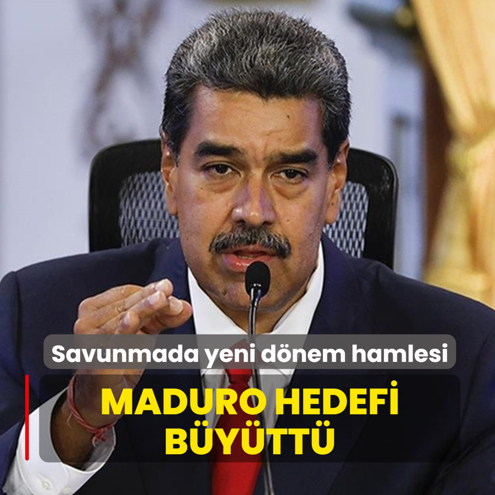 Savunmada yeni dnem hamlesi! Maduro hedefi bytt