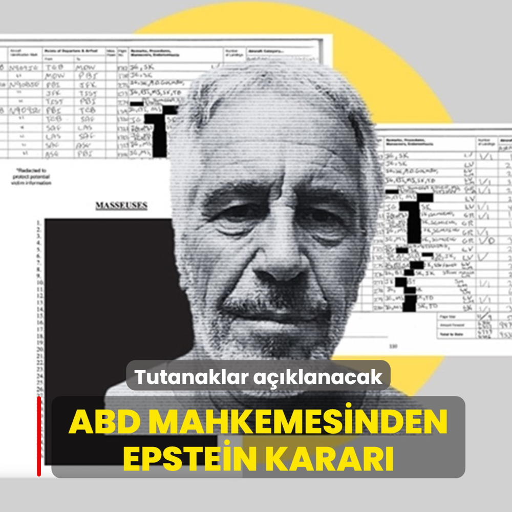 ABD Mahkemesinden Epstein karar... Tutanaklar aklanacak