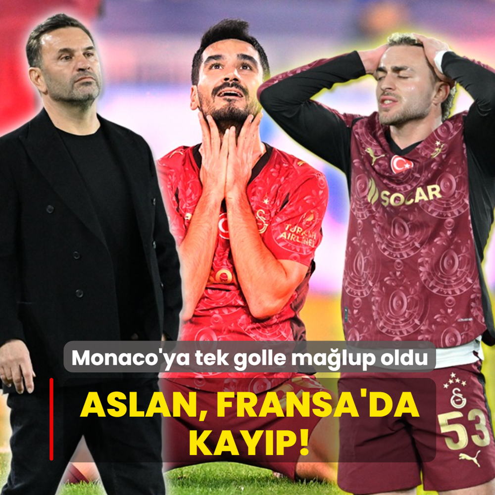 Aslan, Fransa'da kayp! Monaco'ya tek golle malup oldu