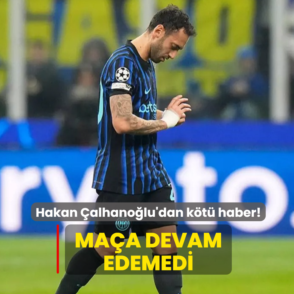 Hakan alhanolu'dan kt haber! Maa devam edemedi