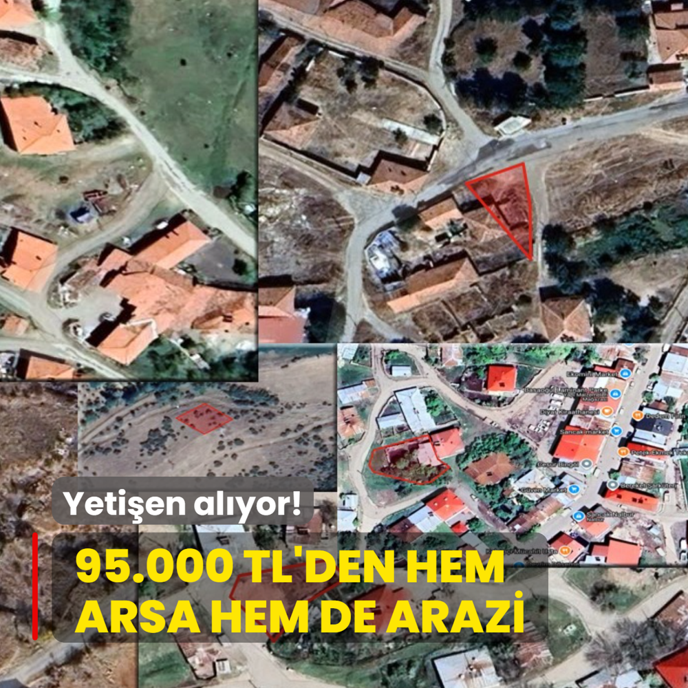 Milli Emlak aklad: 95.000 TL'den hem arsa hem de arazi! Yetien alyor