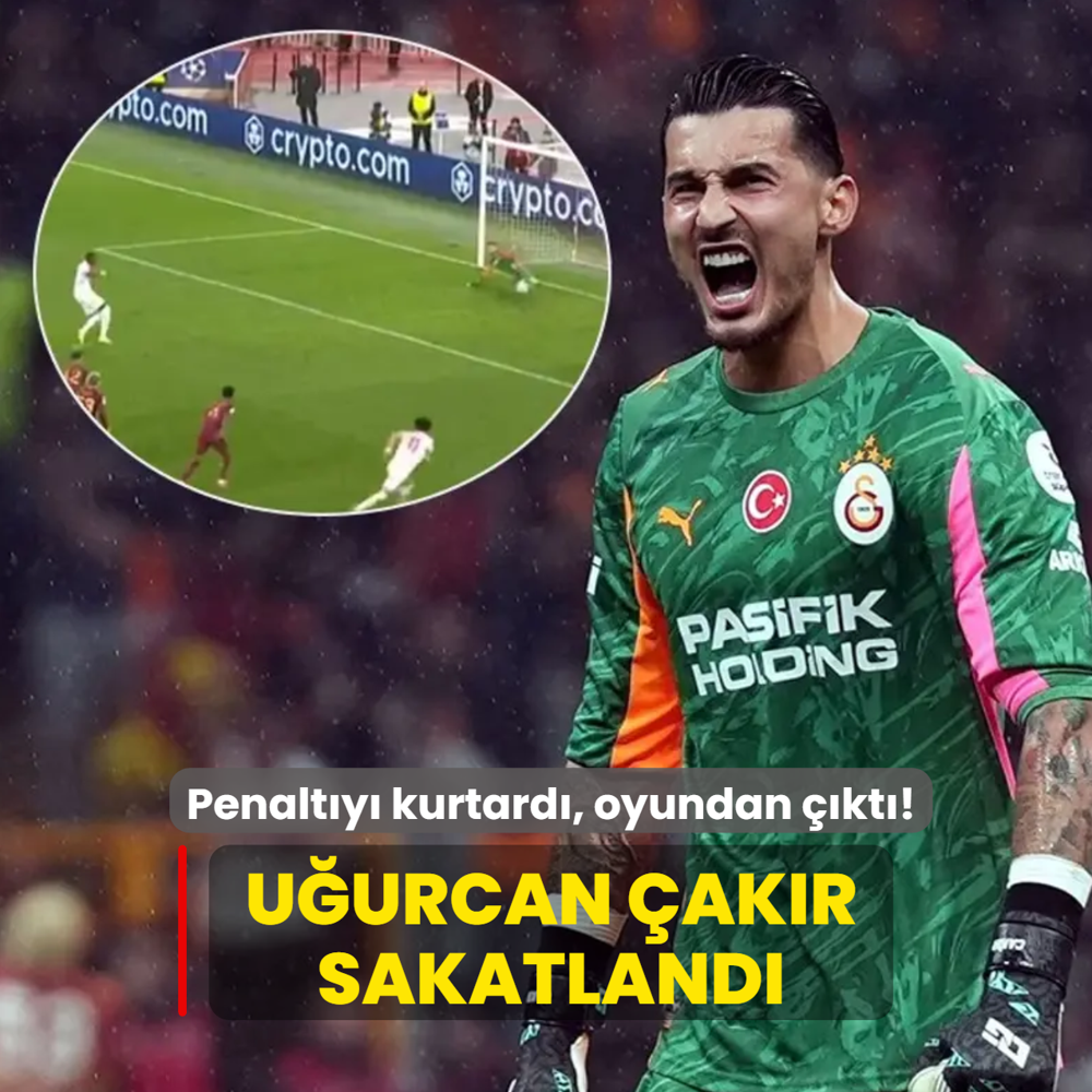 Penalty kurtard, oyundan kt! Uurcan akr sakatland