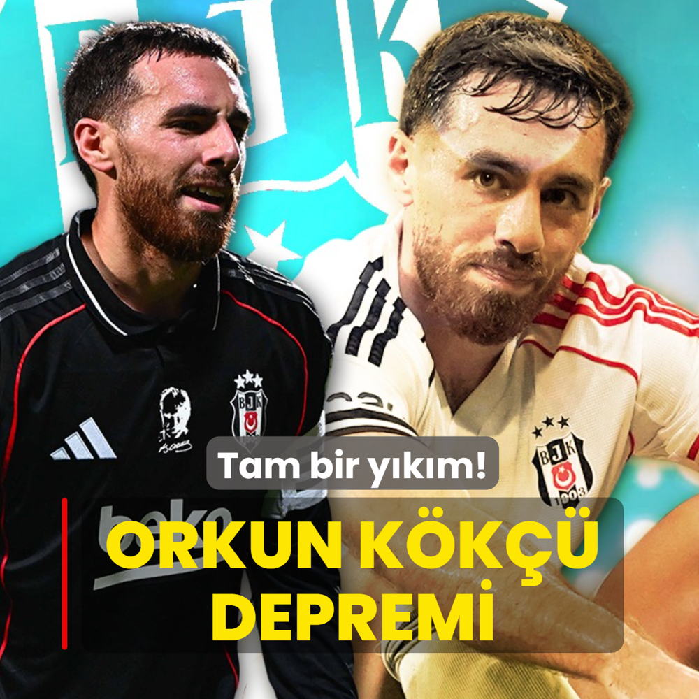 Tam bir ykm! Beikta'ta Orkun Kk depremi