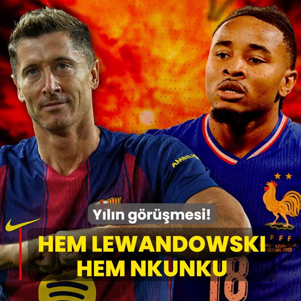 Yln grmesi! Hem Robert Lewandowski hem Christopher Nkunku
