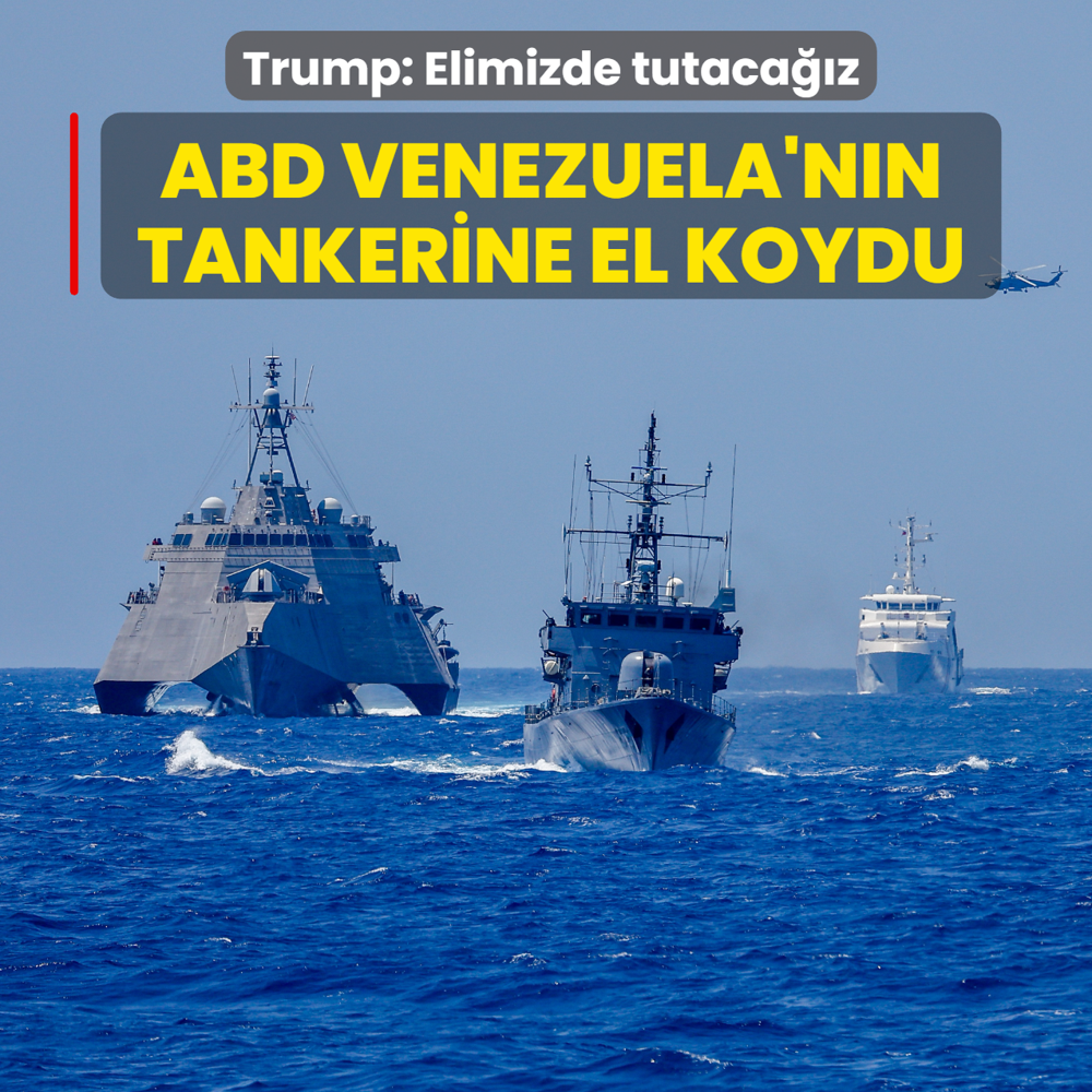 ABD Venezuela'nn tankerine el koydu... Trump: Elimizde tutacaz