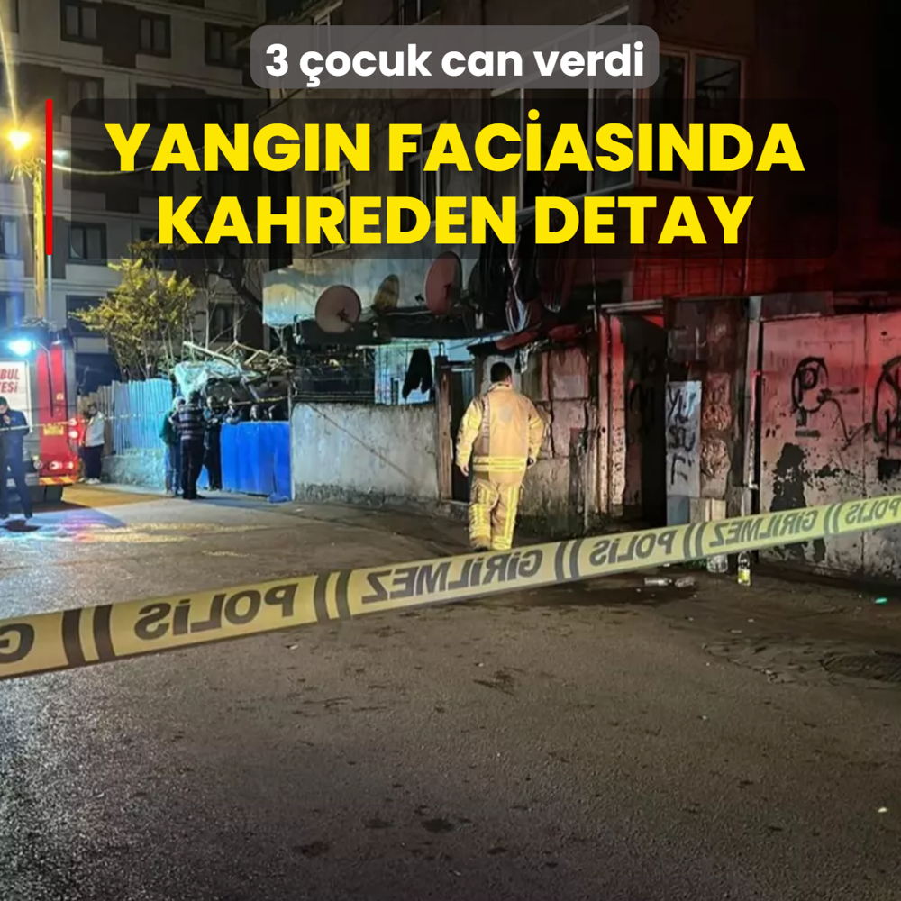 Yangn faciasnda kahreden detay! 3 ocuk can verdi
