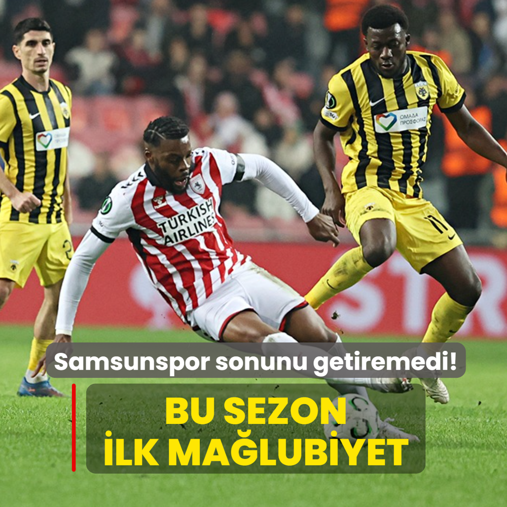 Samsunspor sonunu getiremedi! Bu sezon ilk malubiyet