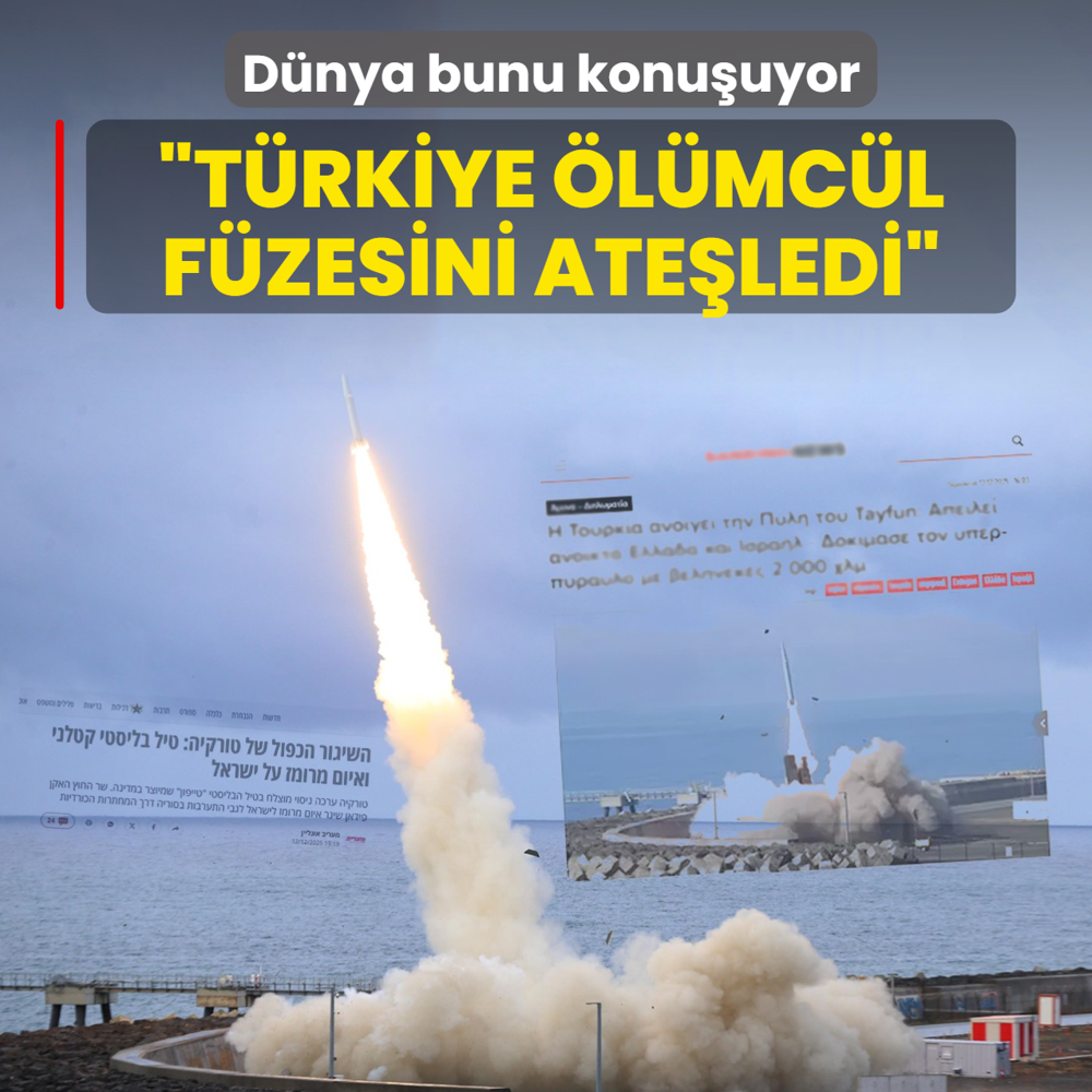 Dnya bunu konuuyor: Trkiye lmcl fzesini ateledi