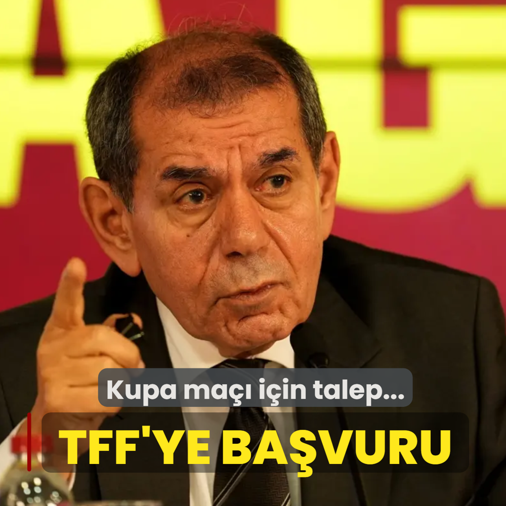 Galatasaray'dan TFF'ye bavuru! Kupa ma iin ne ekme talebi...