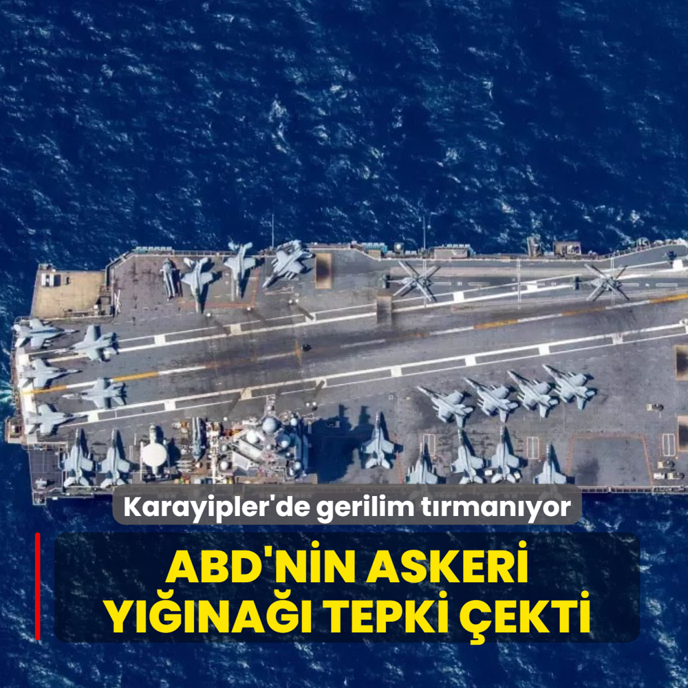Karayipler'de gerilim t�rman�yor: ABD'nin askeri y���na�� tepki �ekti