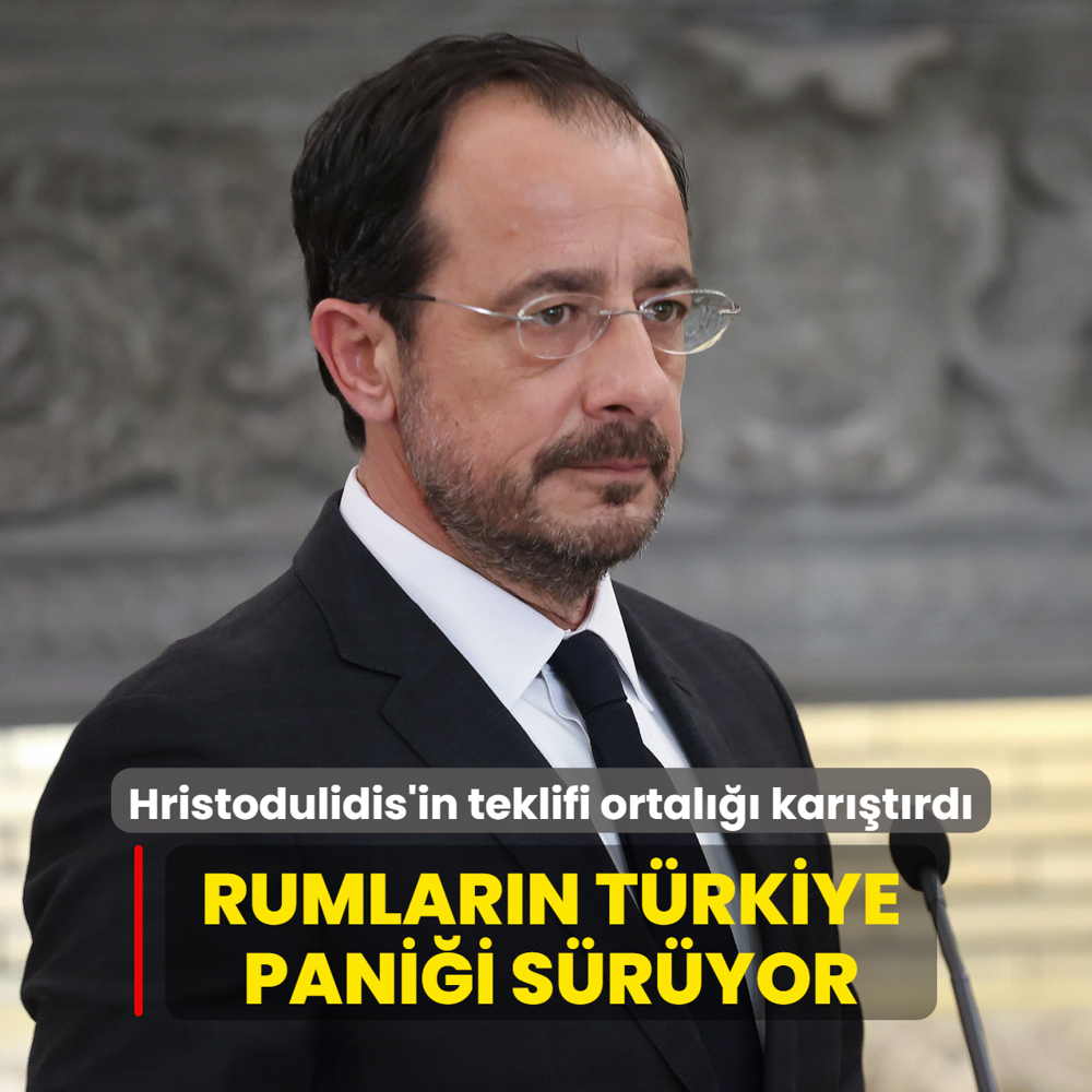 Rumlarn Trkiye panii sryor: Hristodulidis'in teklifi ortal kartrd
