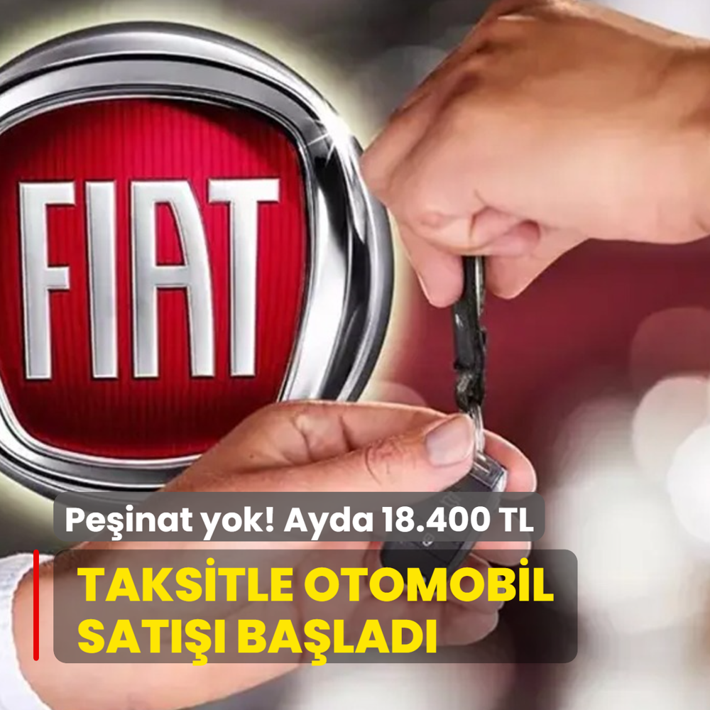 Fiat yapt� yapaca��n�: Pe�inats�z ara� sat��� ba�lad�! Ayda 18.400 TL...