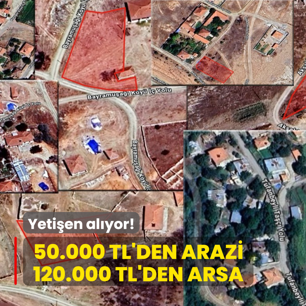 Milli Emlak a��klad�: 50.000 TL'den arazi, 120.000 TL'den arsa! Yeti�en al�yor...