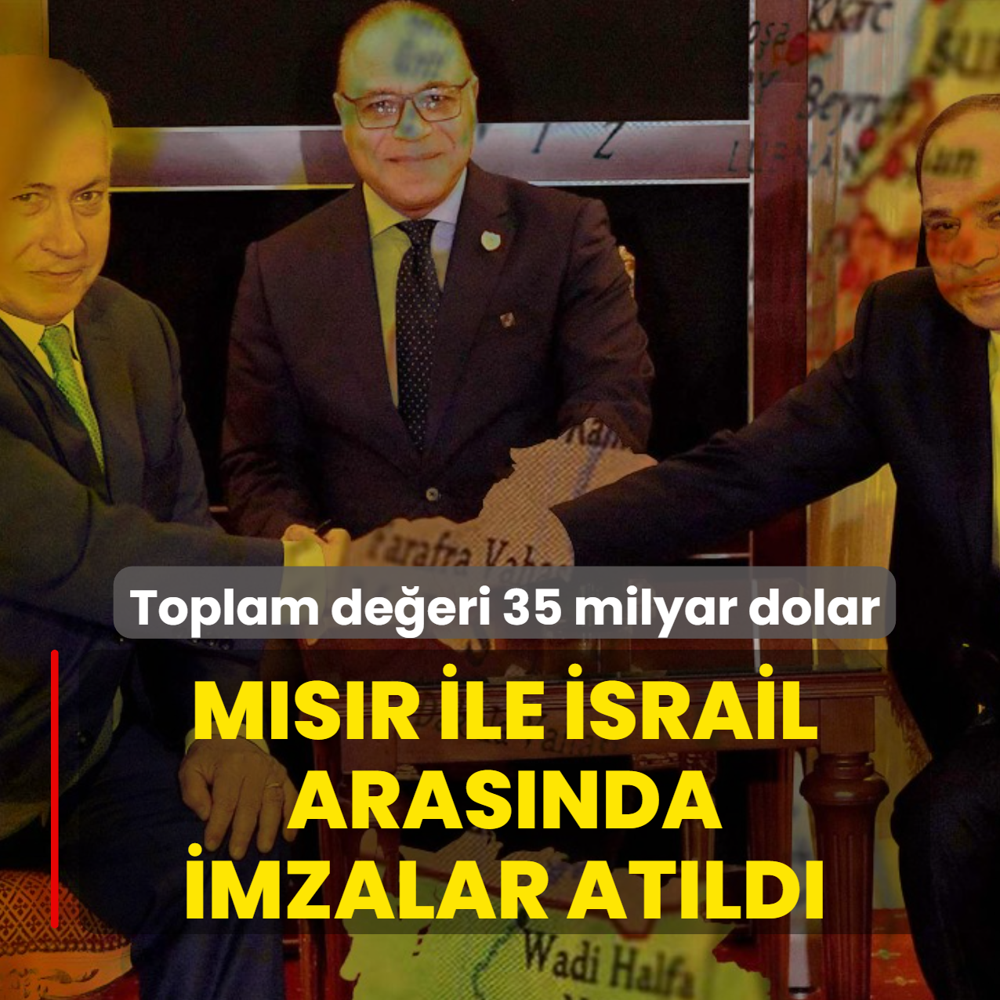 M�s�r ile �srail aras�nda imzalar at�ld�! Netanyahu: Tarihimizin en b�y�k anla�mas�