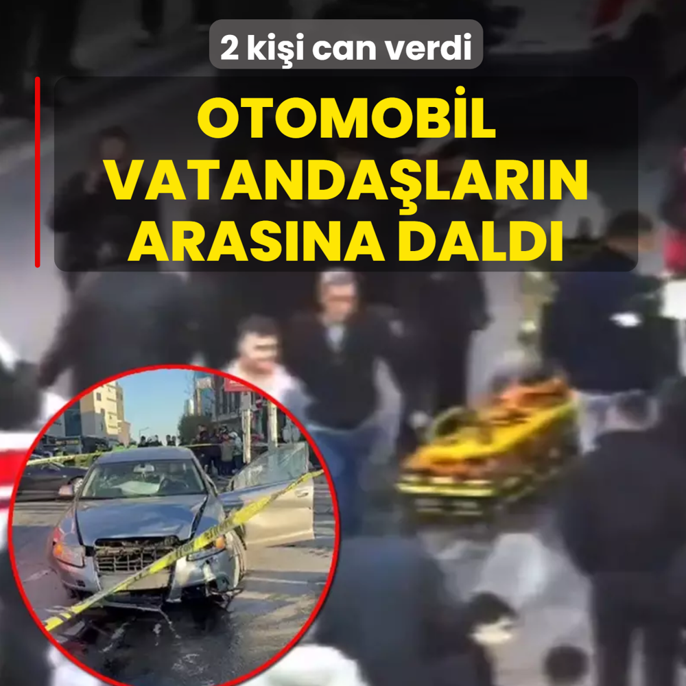 2 ki�i can verdi! Ara� vatanda�lar�n aras�na dald�