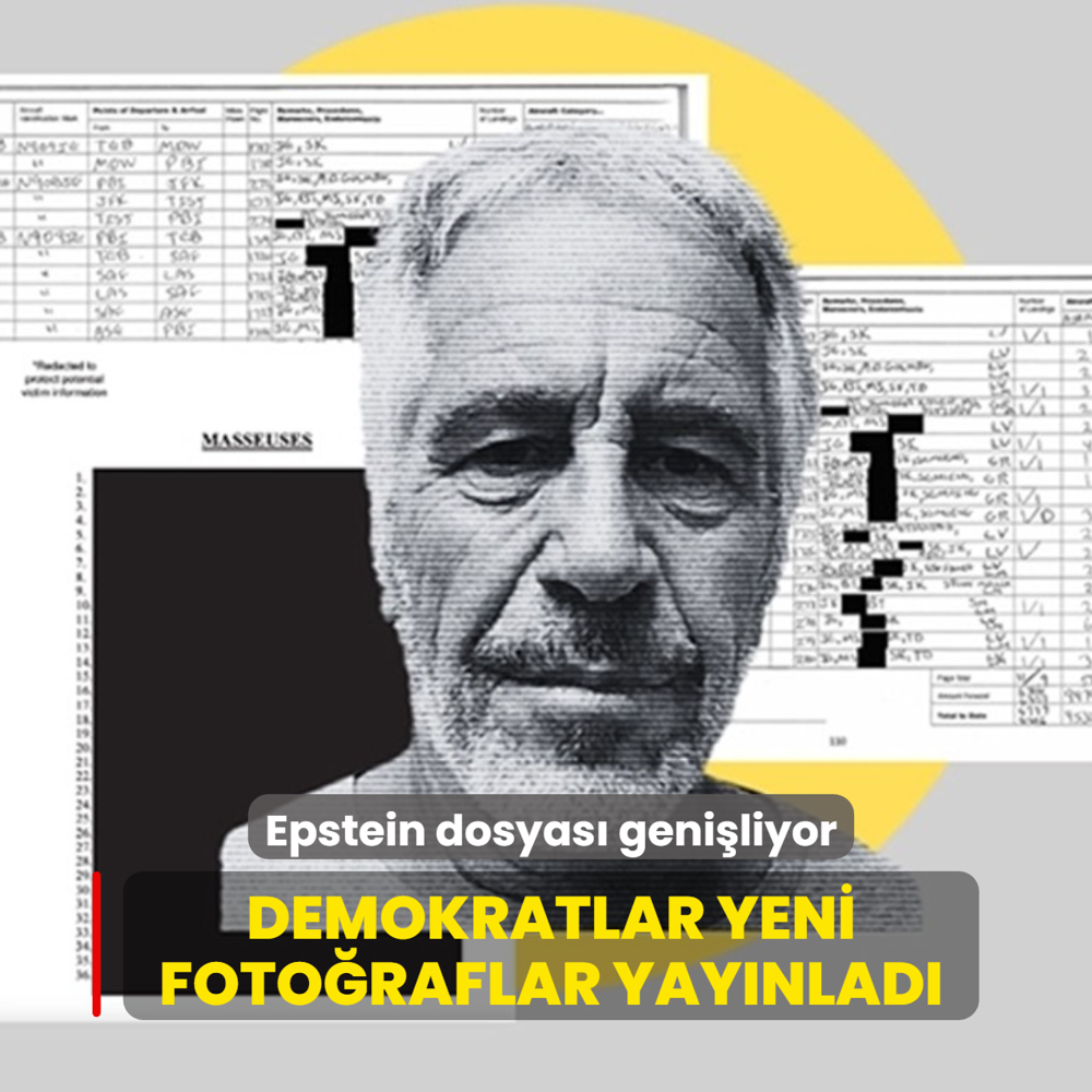 Epstein dosyas� geni�liyor... Demokratlar yeni foto�raflar yay�nlad�