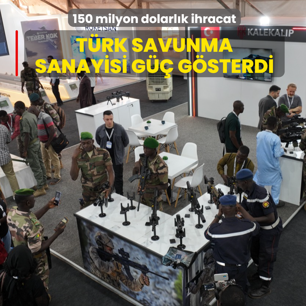 150 milyon dolarl�k ihracat: T�rk savunma sanayisi g�� g�sterdi
