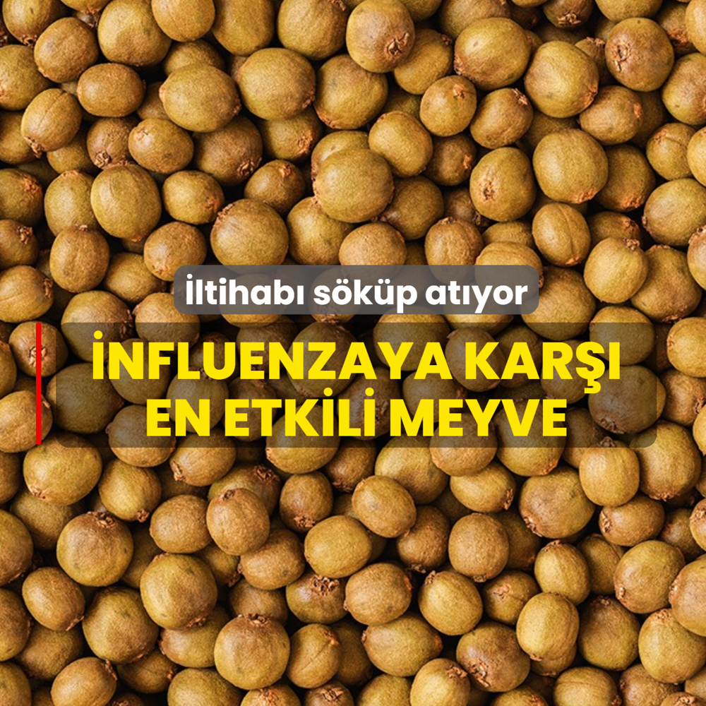 �nfluenzaya kar�� en etkili meyve: V�cuttan iltihab� s�k�p at�yor, antioksidan deposu