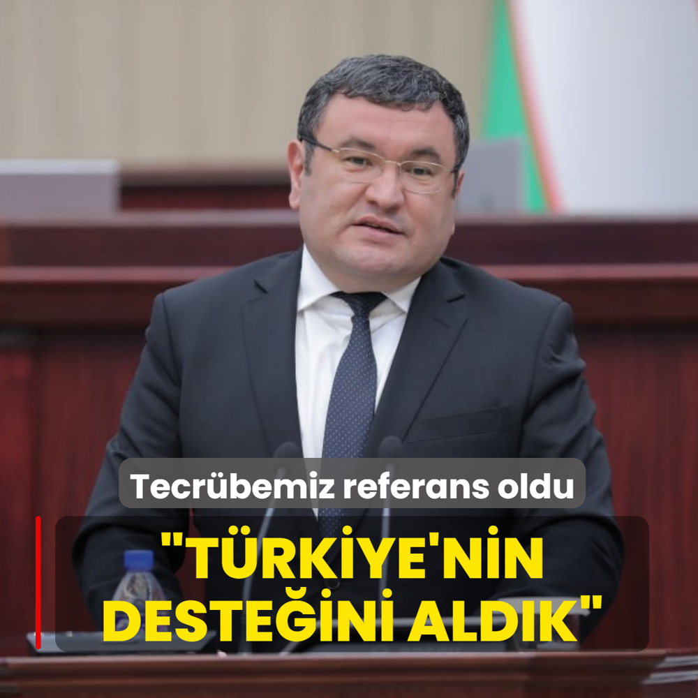 Tecr�bemiz referans oldu: T�rkiye'nin deste�ini ald�k