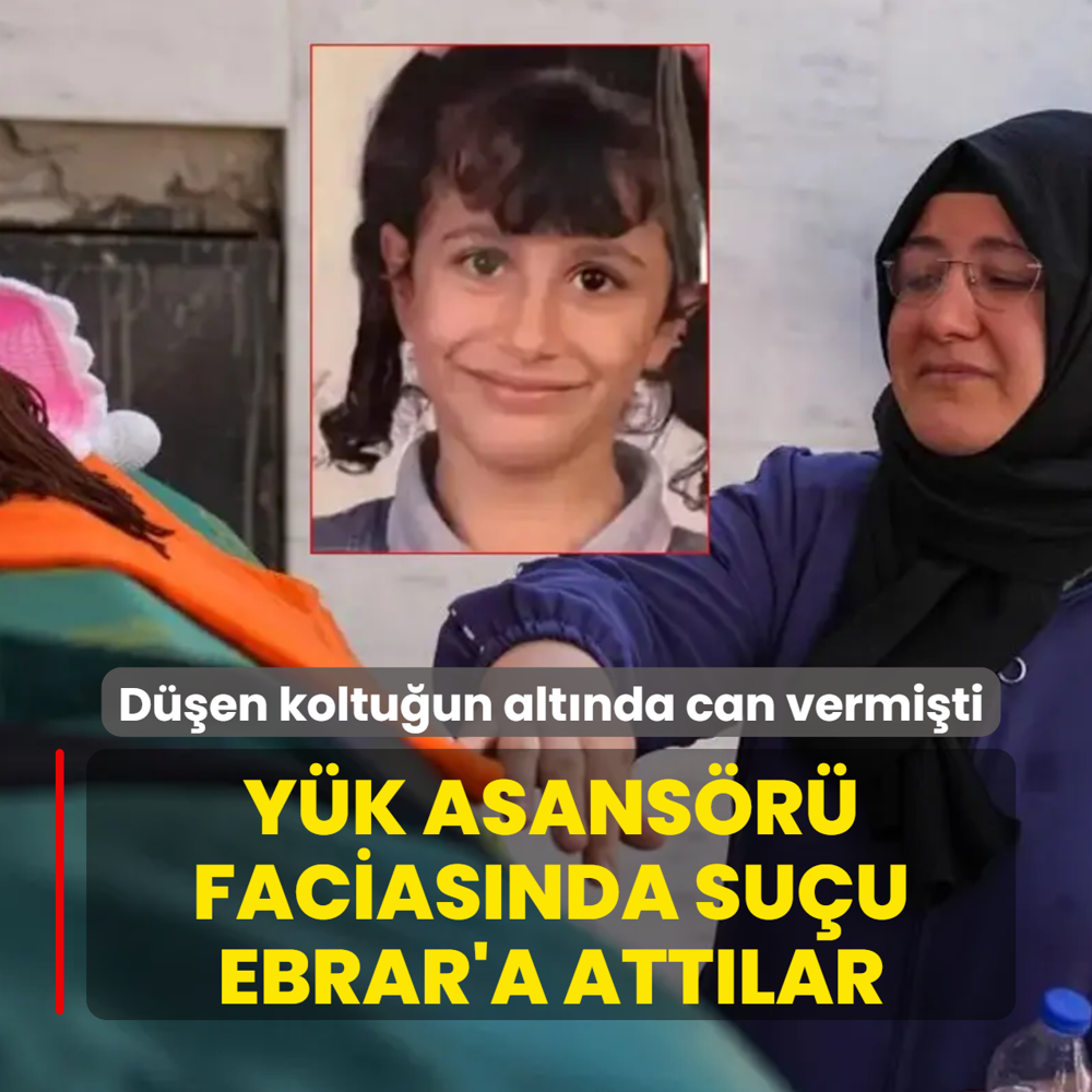 D��en koltu�un alt�nda can vermi�ti! Asans�r facias�nda su�u Ebrar'a att�lar