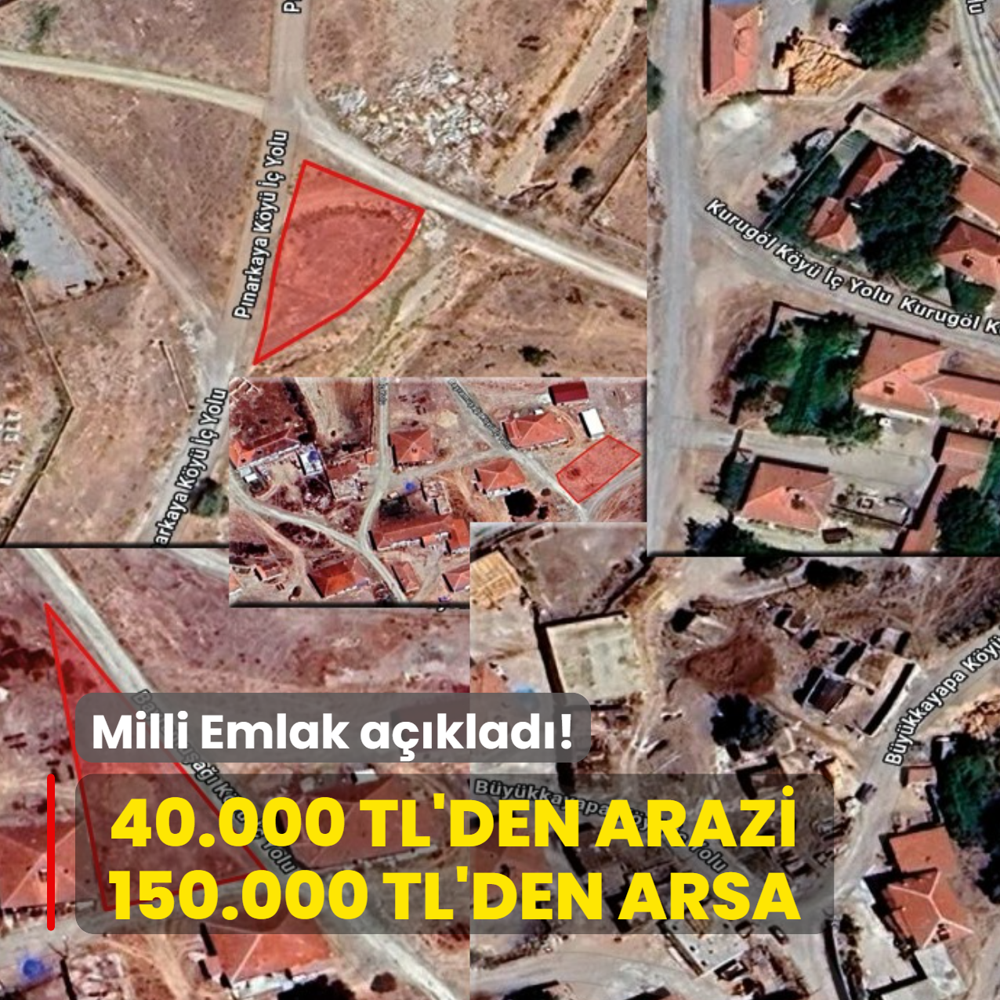 Milli Emlak a��klad�: 40.000 TL'den arazi, 150.000 TL'den arsa! Yeti�en al�yor...