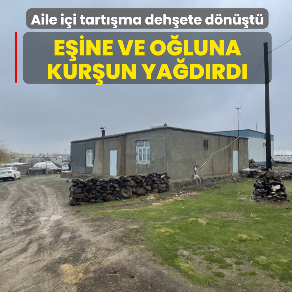 Aile i�i tart��ma deh�ete d�n��t�: E�ine ve o�luna kur�un ya�d�rd�