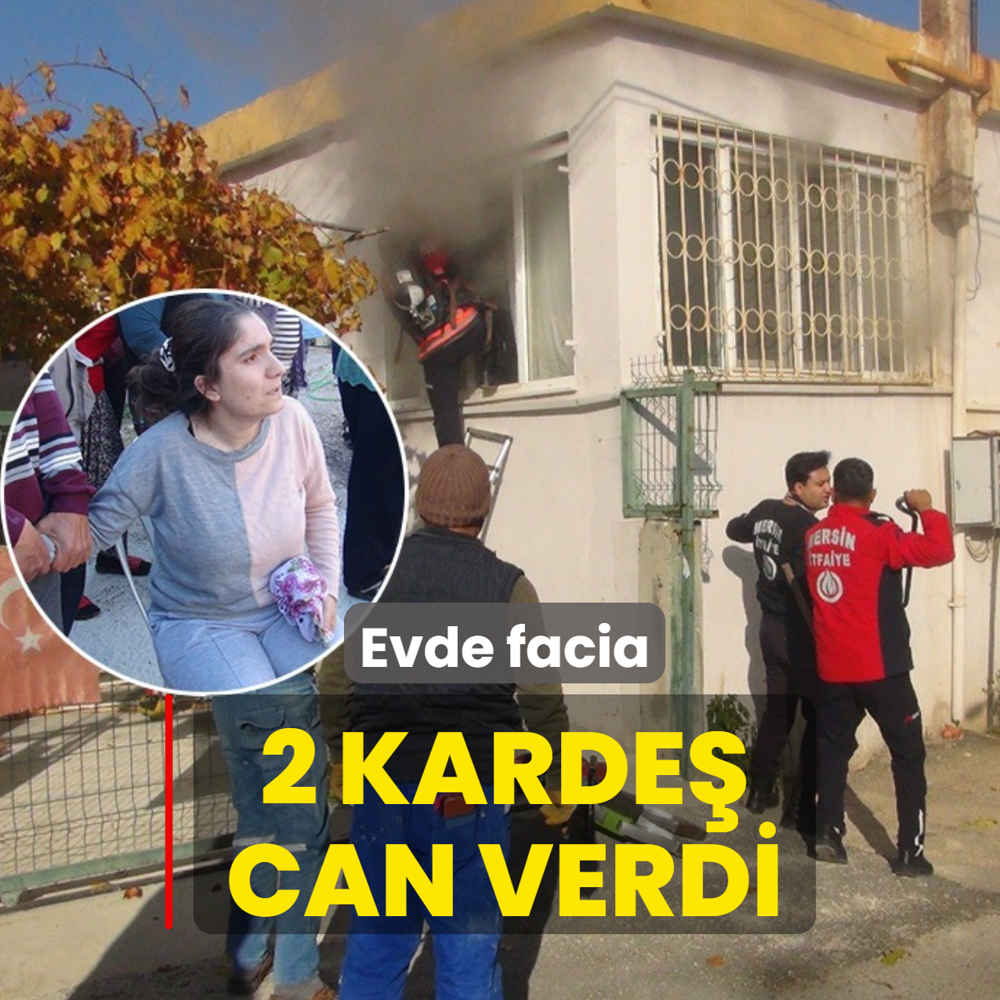 Evde facia: 2 karde� can verdi