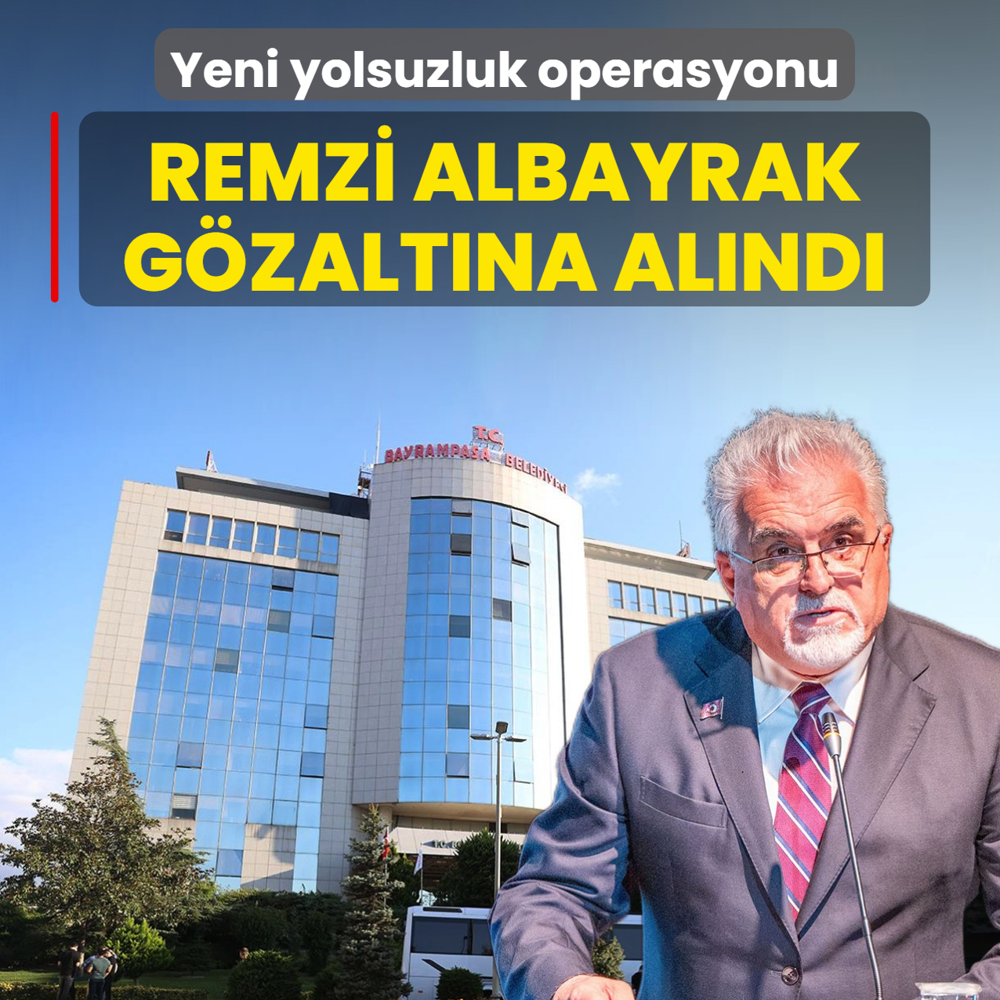 Yeni yolsuzluk operasyonu! Remzi Albayrak g�zalt�na al�nd�