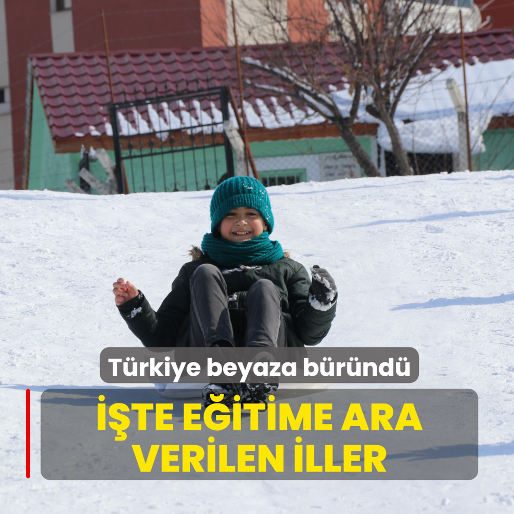 T�rkiye beyaza b�r�nd�, tatil haberleri pe� pe�e geldi: ��te e�itime ara verilen iller