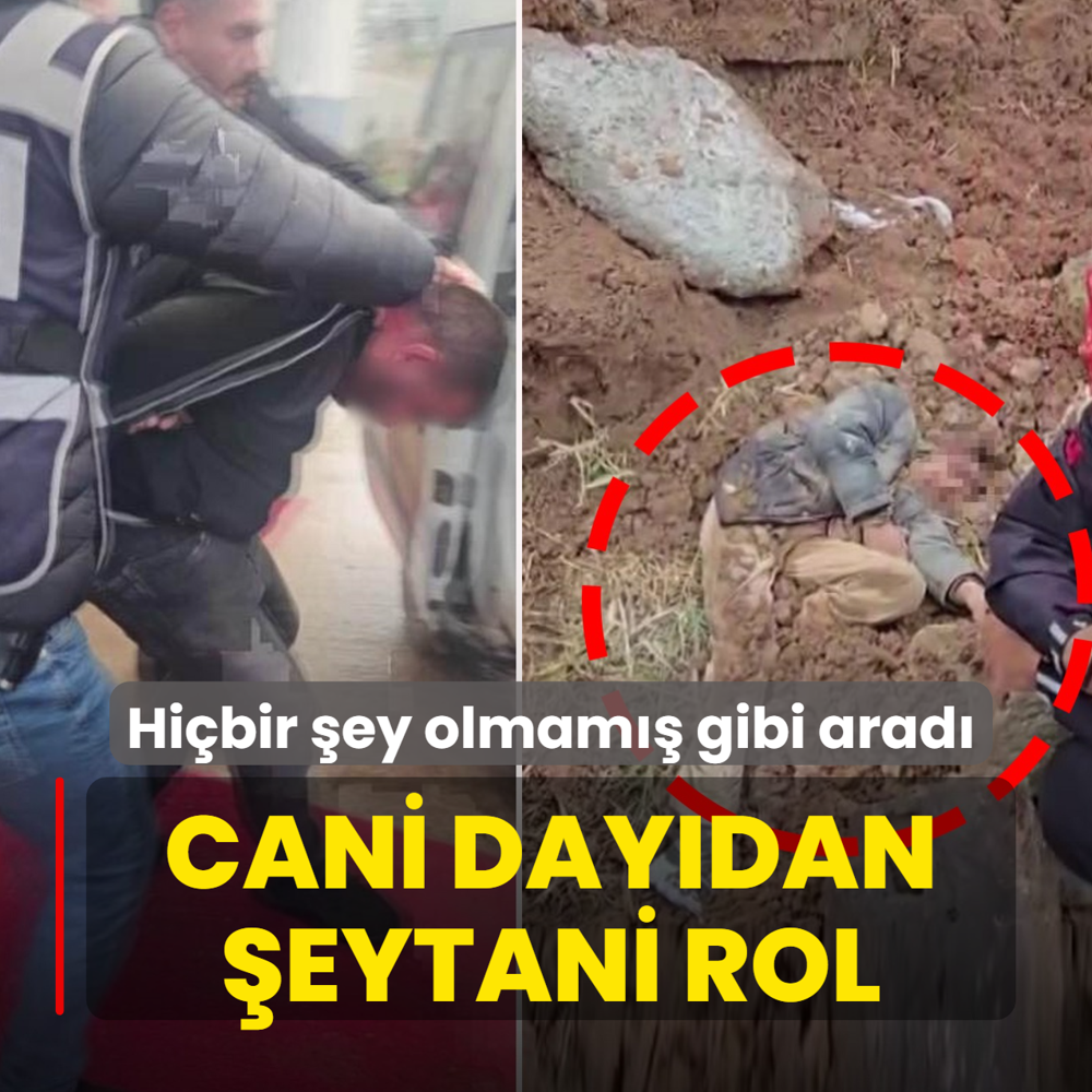 Cani day�dan �eytani rol! Hi�bir �ey olmam�� gibi arad�