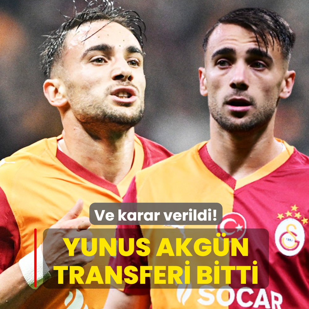 Ve karar verildi! Yunus Akg�n transferi resmen bitti