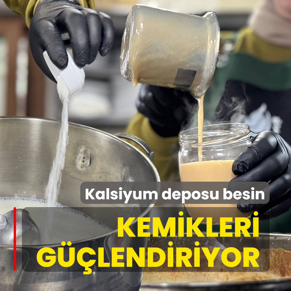 Yumurtadan daha fazla kalsiyum i�eriyor: Protein deposu, kemikleri beton gibi g��lendiriyor