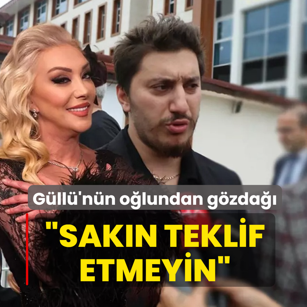 G�zda�� verdi! 'Sak�n teklif etmeyin'