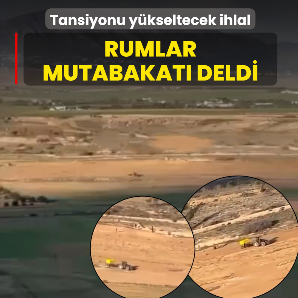 S�n�rda tansiyonu y�kseltecek ihlal! Rumlar mutabakat� deldi