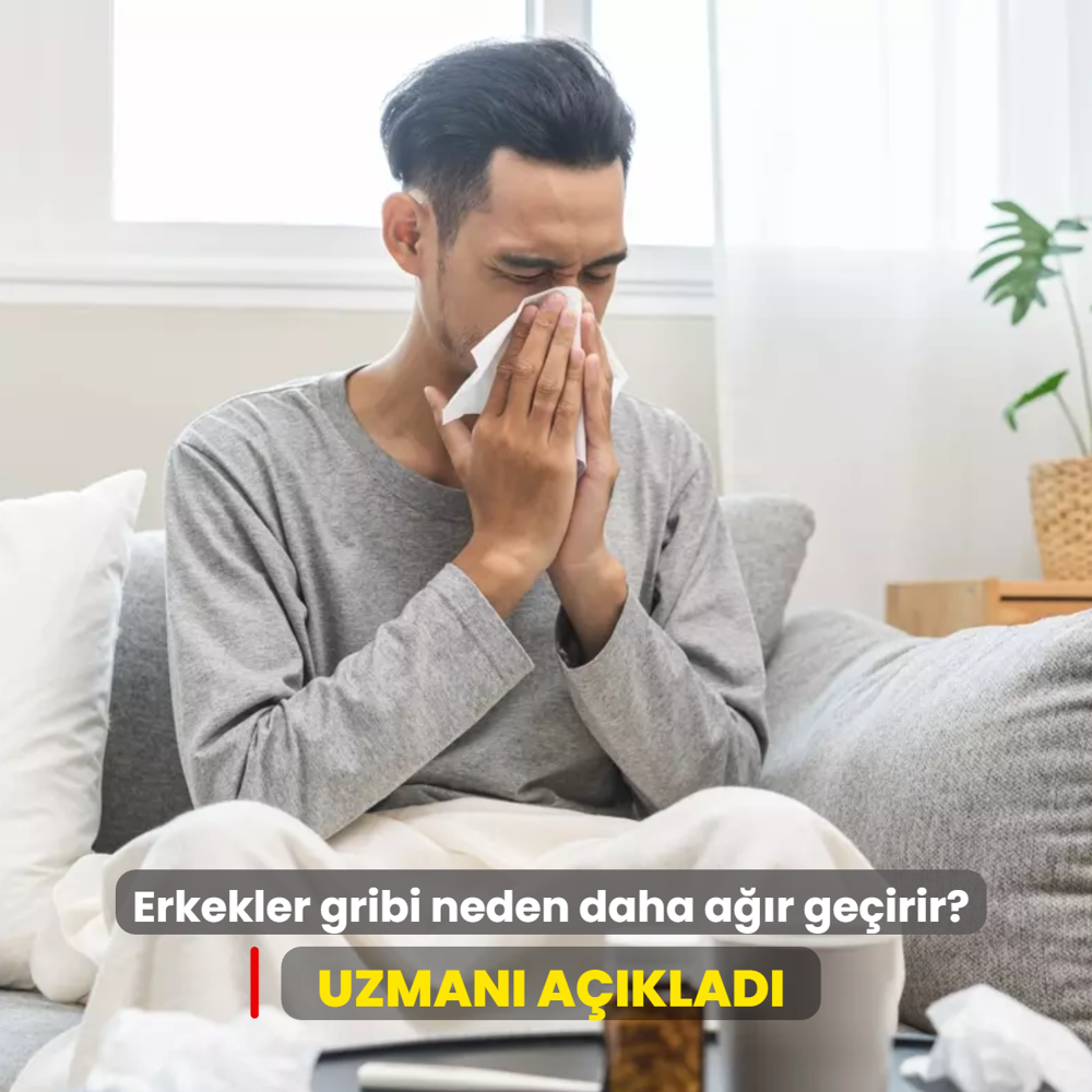 Erkekler gribi neden daha a��r ge�irir?