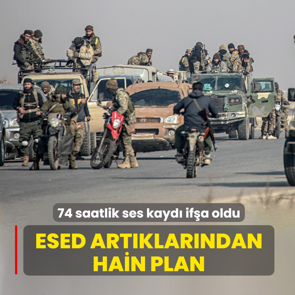 Esed art�klar�ndan hain plan: 74 saatlik ses kayd� if�a oldu