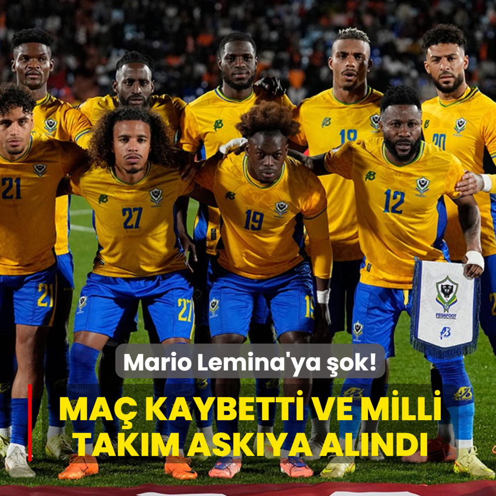 Mario Lemina'ya �ok! Ma� kaybetti ve milli tak�m ask�ya al�nd�