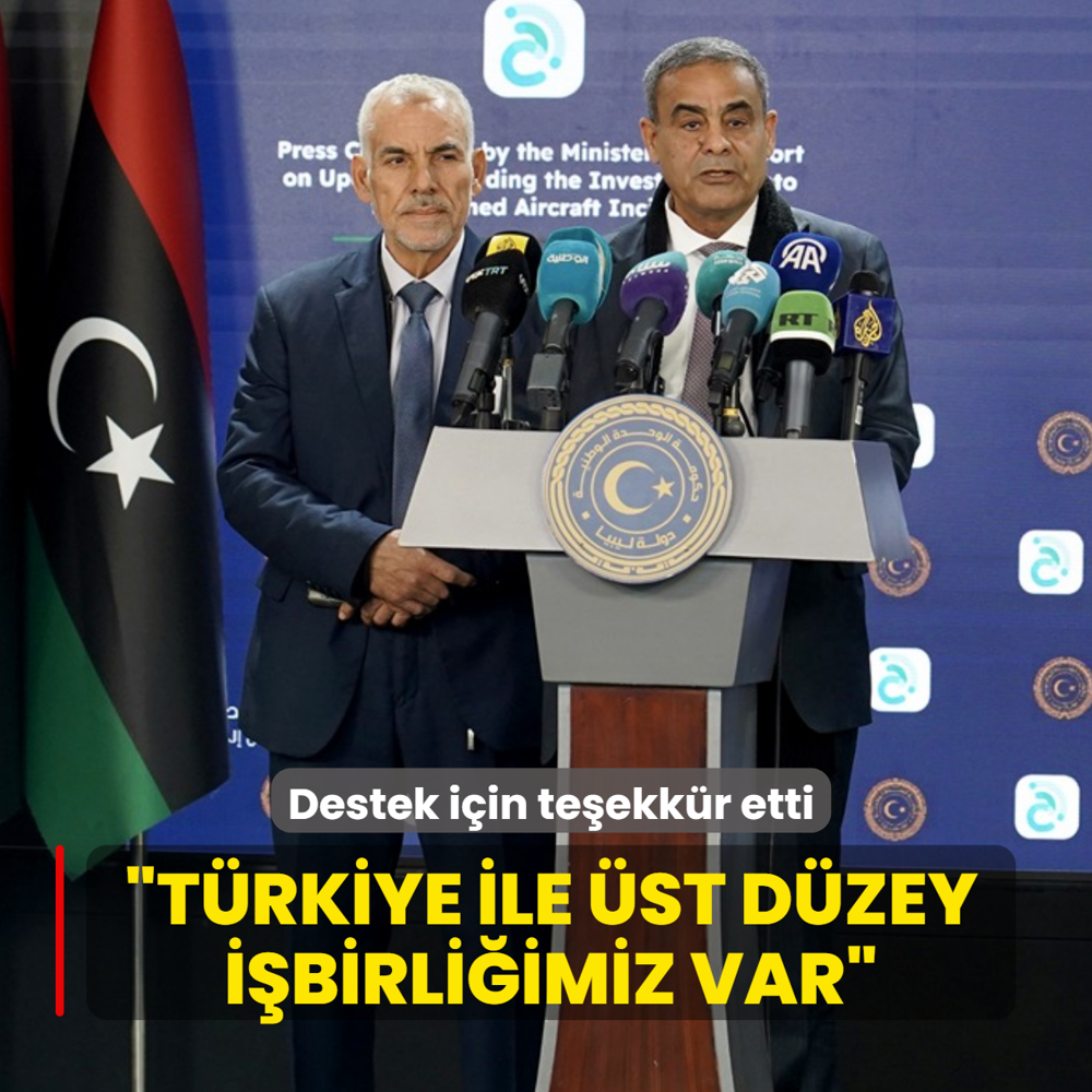 Zorlu s�re�teki destek i�in te�ekk�r etti: T�rkiye ile �st d�zey i�birli�imiz var