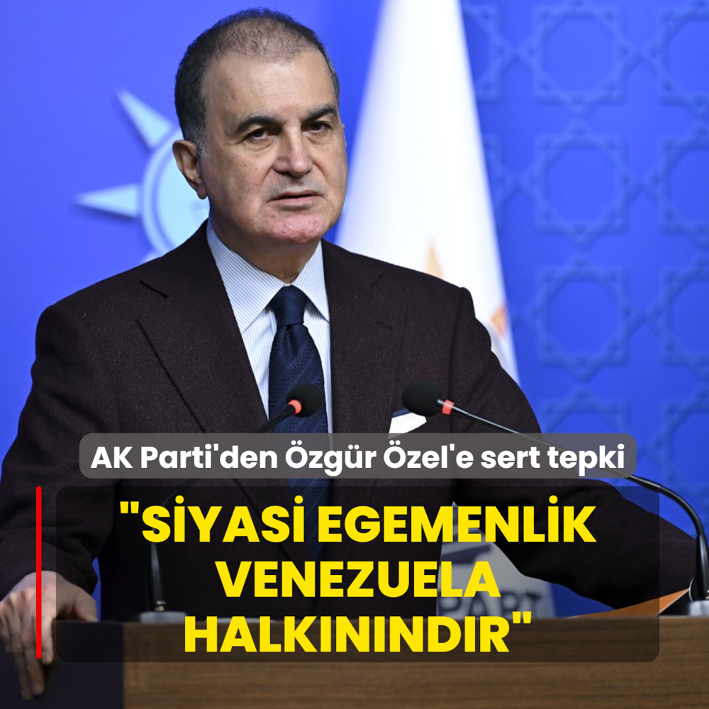 AK Parti S�zc�s� �mer �elik'ten �zg�r �zel'e sert tepki: D�� politikadan anlad�klar� tek �ey T�rkiye'yi �ikayet etmek