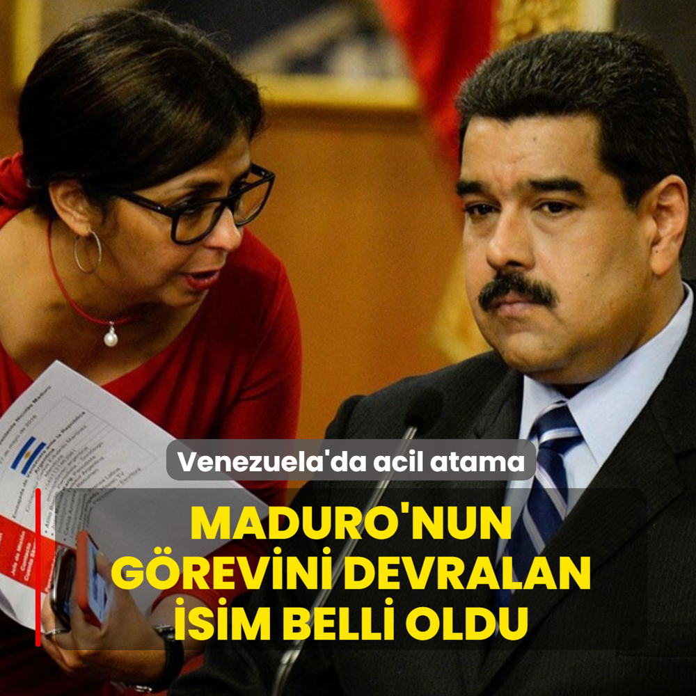 Venezuela'da acil Devlet Ba�kan� atamas�: Maduro'nun g�revini devralan isim belli oldu