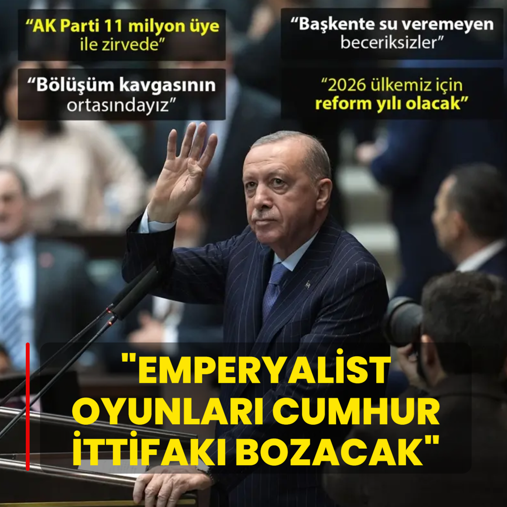 Ba�kan Erdo�an d�nyadaki gerilime dikkat �ekti: Emperyalist oyunlar� Cumhur �ttifak� bozacak