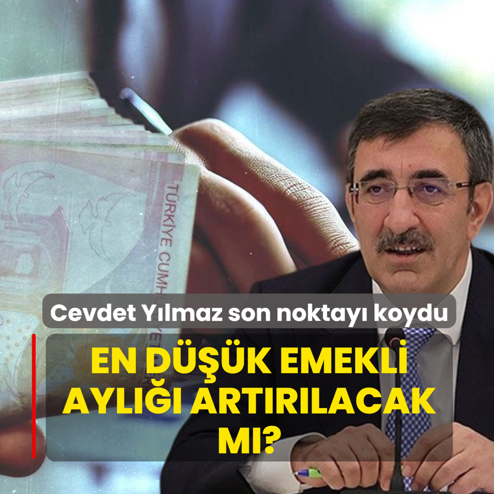 Cumhurba�kan� Yard�mc�s� Cevdet Y�lmaz son noktay� koydu! En d���k emekli ayl��� art�r�lacak m�?