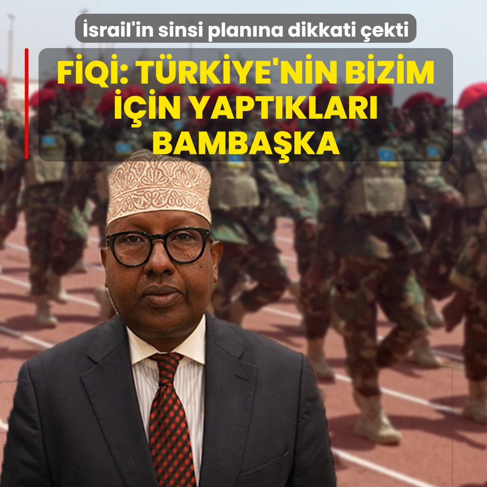 �srail'in sinsi plan�na dikkati �ekti! Fiqi: T�rkiye'nin bizim i�in yapt�klar� bamba�ka