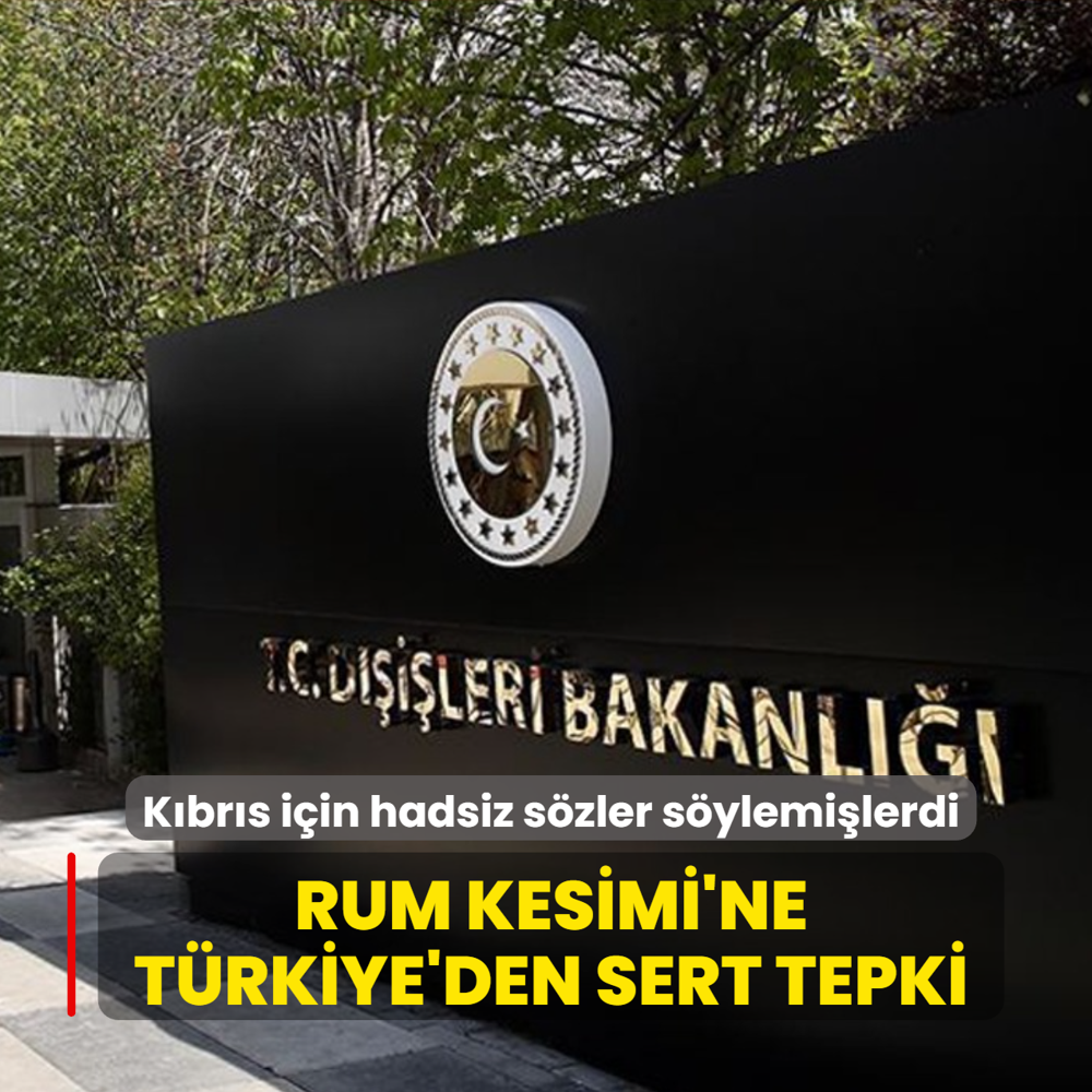 K�br�s i�in hadsiz s�zler s�ylemi�lerdi... Rum Kesimi'ne T�rkiye'den sert tepki