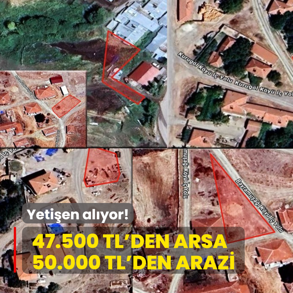Milli Emlak duyurdu: Yeti�en al�yor! 47.500 TL'den arsa, 50.000 TL'den arazi