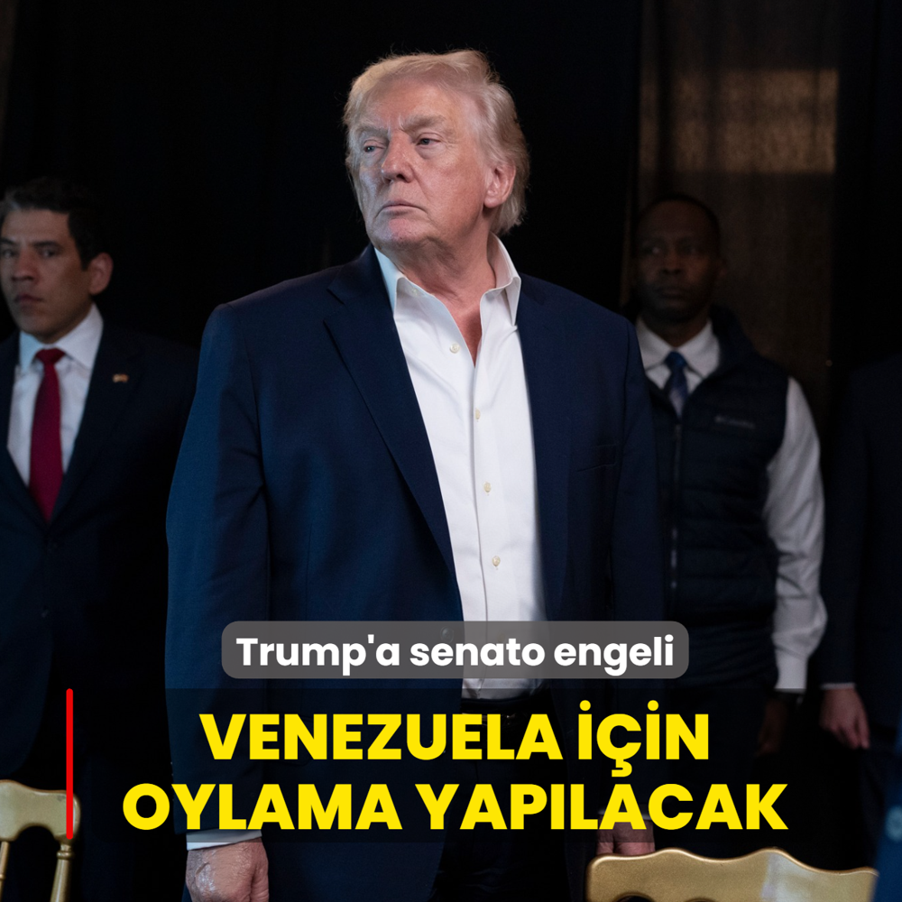 Trump'a senato engeli... Venezuela i�in oylama yap�lacak
